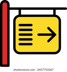 Arrow icon symbol vector image with color for element design