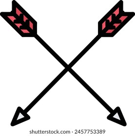Arrow icon symbol vector image with color for element design