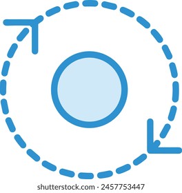 Arrow icon symbol vector image with color for element design