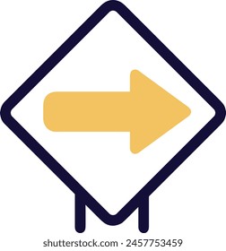Arrow icon symbol vector image with color for element design