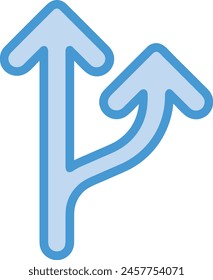 Símbolo de flecha Imagen de Vector con color para el diseño de elementos