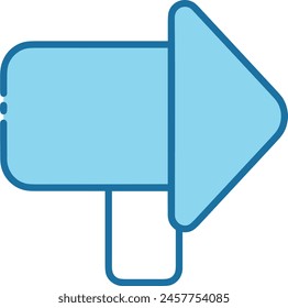 Arrow icon symbol vector image with color for element design