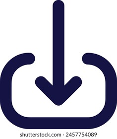 Símbolo de flecha Imagen de Vector con color para el diseño de elementos