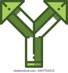 Arrow icon symbol vector image with color for element design