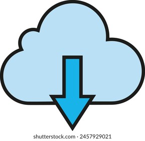 Arrow icon symbol vector image with color for element design