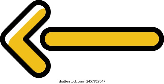 Arrow icon symbol vector image with color for element design