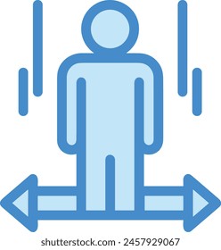 Arrow icon symbol vector image with color for element design