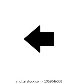 Arrow icon symbol vector. Arrow icon sign