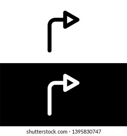 Arrow icon symbol vector, Arrow icon sign