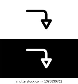 Arrow icon symbol vector, Arrow icon sign