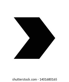 Arrow icon symbol vector. Arrow icon sign