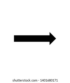 Arrow icon symbol vector. Arrow icon sign