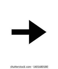 Arrow icon symbol vector. Arrow icon sign