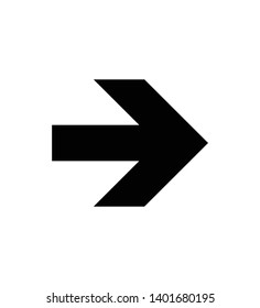 Arrow icon symbol vector. Arrow icon sign. Fast Forward icon line.
