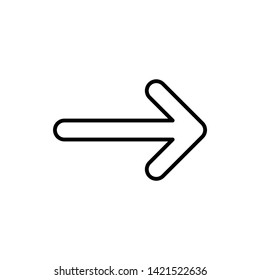 Arrow icon. Arrow symbol. Arrow icon for your web design