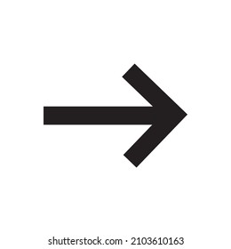 Icono de flecha. Símbolo de flecha. Icono de flecha para el símbolo de diseño web