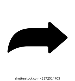 
Icono de flecha. Símbolo de flecha para el diseño del sitio web, logotipo, aplicación, interfaz de usuario.Ilustración vectorial aislada en fondo blanco.
