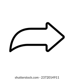 
Icono de flecha. Símbolo de flecha para el diseño del sitio web, logotipo, aplicación, interfaz de usuario.Ilustración vectorial aislada en fondo blanco.

