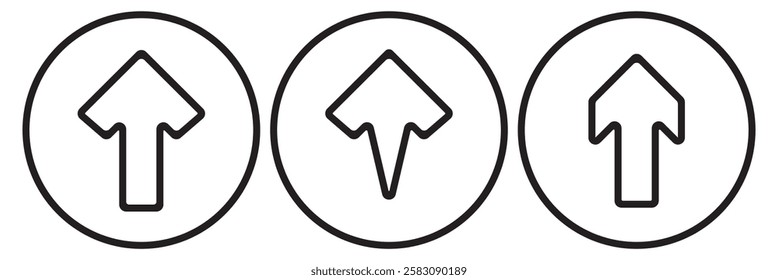 Up Arrow icon. Arrow symbol. Arrow icon for your web design.