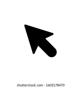 Arrow icon template. Vector illustration 