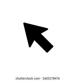 Arrow icon template. Vector illustration 