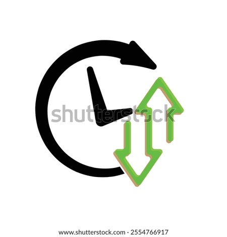 arrow icon. Top and Bottom signs with the world. Buy and sell symbols. for economics, data analysts, finance. mixed modern design style.