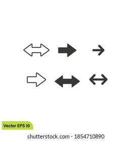 arrow icon transfer symbol logo template