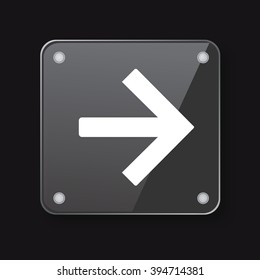 arrow Icon / transparent material design / Icon
