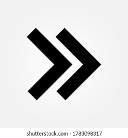 arrow icon in trendy flat design, next icon illustration vector eps 10 logo symbol design 2020