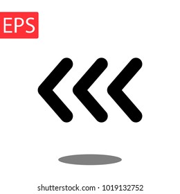 Arrow icon in trendy flat style isolated on background. Arrow icon page symbol for your web site design Arrow icon logo, app, Arrow icon Vector illustration,