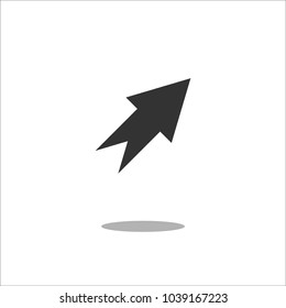 Arrow Icon in trendy flat style isolated on white background. Arrow symbol for your web site design, logo, app, UI. Vector illustration, EPS10.