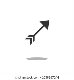 Arrow Icon in trendy flat style isolated on white background. Arrow symbol for your web site design, logo, app, UI. Vector illustration, EPS10.