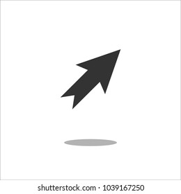 Arrow Icon in trendy flat style isolated on white background. Arrow symbol for your web site design, logo, app, UI. Vector illustration, EPS10.