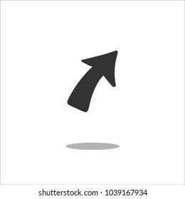 Arrow Icon in trendy flat style isolated on white background. Arrow symbol for your web site design, logo, app, UI. Vector illustration, EPS10.