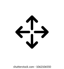 arrow icon in trendy flat style isolated . arrow symbol for your web site design,logo,app,UI.vector illustration, EPS10