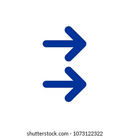 arrow icon in trendy flat style isolated . arrow symbol for your web site design,logo,app,UI.vector illustration, EPS10