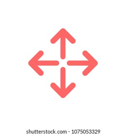 arrow icon in trendy flat style isolated on white background. arrow symbol for your web site design,logo,app,UI.vector illustration, EPS10
