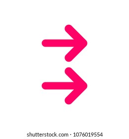 arrow icon in trendy flat style isolated on white background. arrow symbol for your web site design,logo,app,UI.vector illustration, EPS10