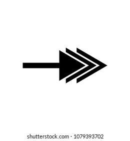 arrow icon in trendy flat style isolated on white background. arrow symbol for your web site design,logo,app,UI.vector illustration, EPS10