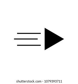 arrow icon in trendy flat style isolated on white background. arrow symbol for your web site design,logo,app,UI.vector illustration, EPS10