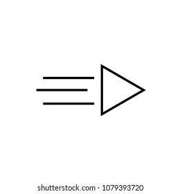 arrow icon in trendy flat style isolated on white background. arrow symbol for your web site design,logo,app,UI.vector illustration, EPS10