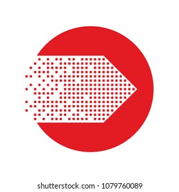Arrow Icon in trendy flat style. Arrow symbol for your web site design, logo, app, UI. Vector illustration.