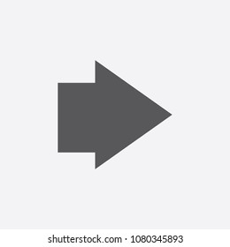 Arrow Icon in trendy flat style isolated on grey background. Arrow symbol for your web site design, logo, app, UI. Vector illustration, EPS10.