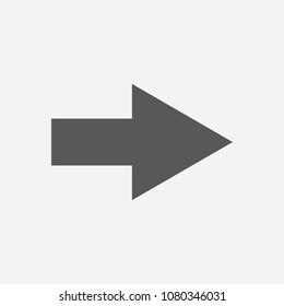 Arrow Icon in trendy flat style isolated on grey background. Arrow symbol for your web site design, logo, app, UI. Vector illustration, EPS10.