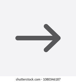 Arrow Icon in trendy flat style isolated on grey background. Arrow symbol for your web site design, logo, app, UI. Vector illustration, EPS10.