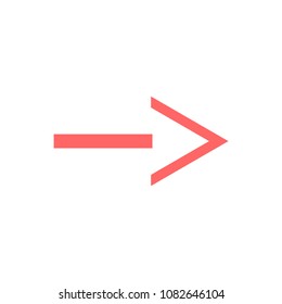 arrow icon in trendy flat style isolated on white background. arrow symbol for your web site design,logo,app,UI.vector illustration, EPS10