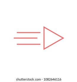 arrow icon in trendy flat style isolated on white background. arrow symbol for your web site design,logo,app,UI.vector illustration, EPS10