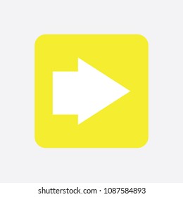 Arrow Icon in trendy flat style isolated on grey background. Arrow symbol for your web site design, logo, app, UI. Vector illustration, EPS10.