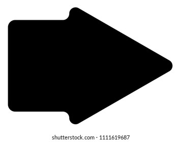 arrow icon in trendy flat style on white background. arrow symbol for your web site design, logo, app, UI. arrow vector sign.