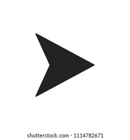 Arrow Icon in trendy flat style isolated. Arrow symbol for your web site design, logo, app, UI. Vector illustration